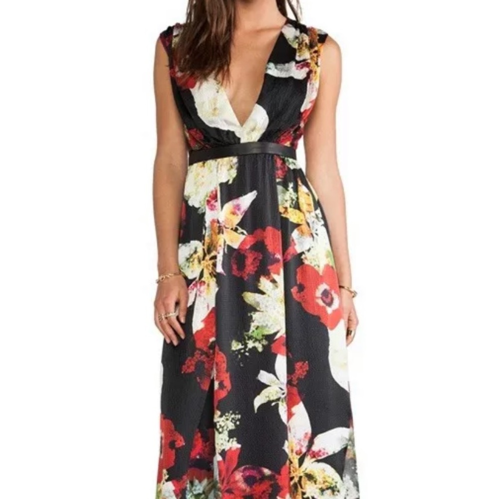 Alice and Olivia maxi blossom dress